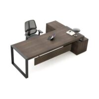 Contemporary Open-Frame Managerial Desk