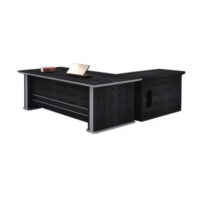 Classic Charcoal Ash L-Shaped Desk